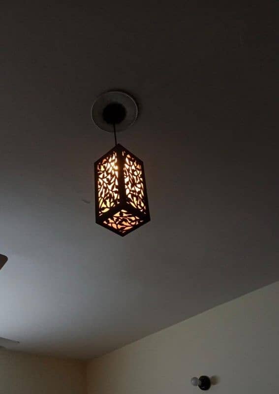 Wooden pendant ceiling hanging light lamp 4