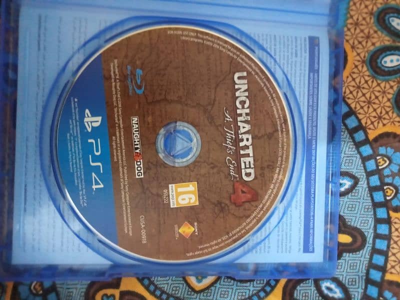 PS4 uncharted 4 cd 1