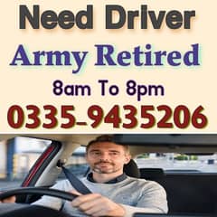 Need Army Retired  Driver. . .