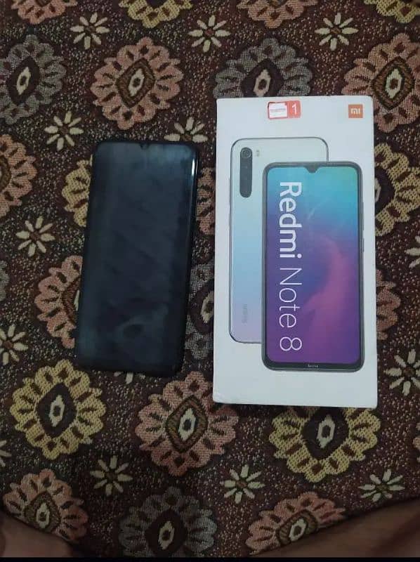 redmi note 8 PT approve with box and charger 0