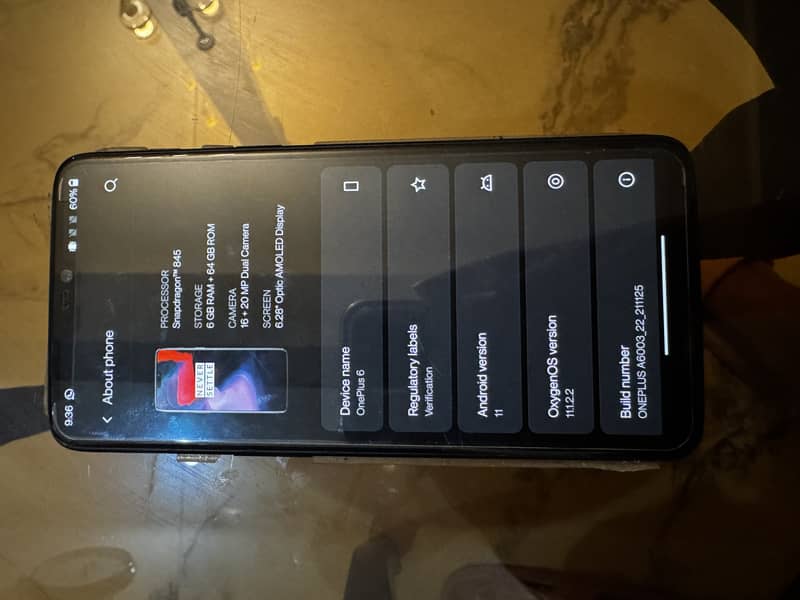 Oneplus 6 PTA Approved 0