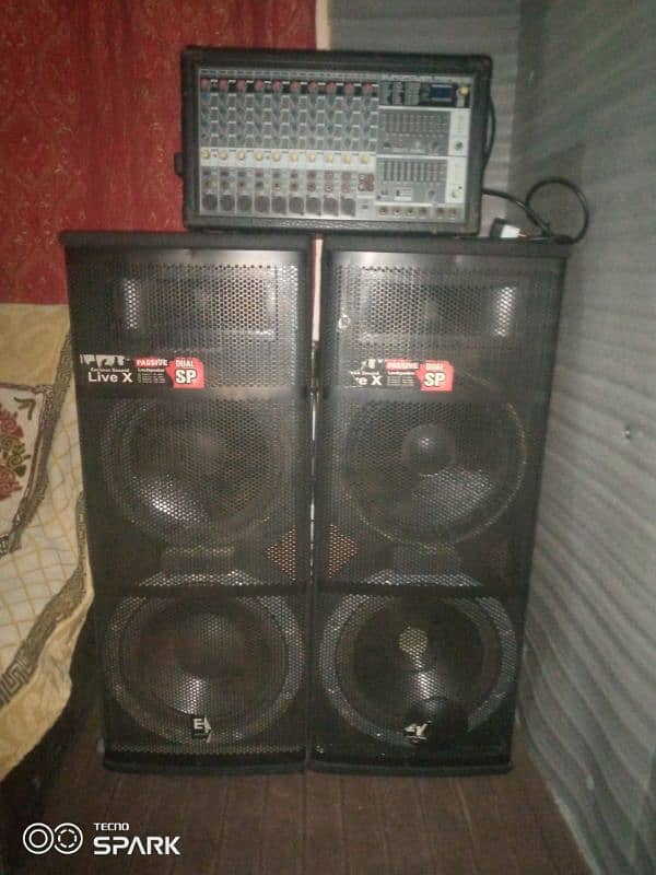 Amplifier Mixer Speakers Studio 3