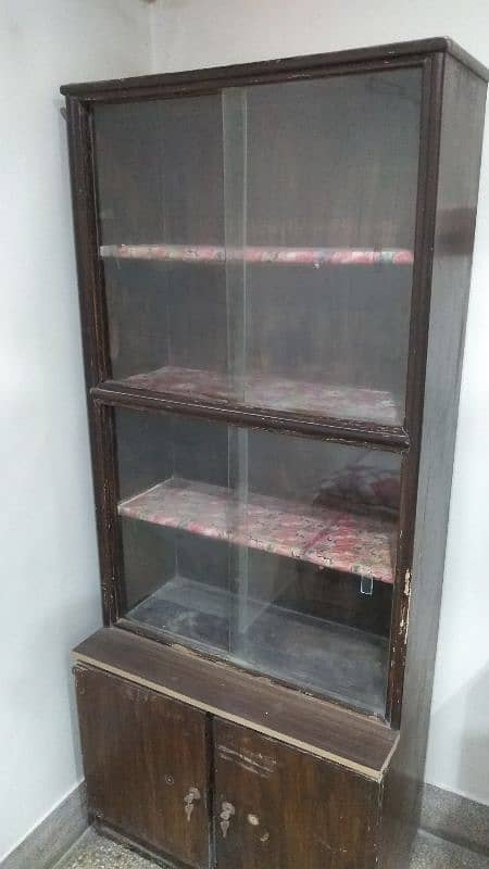 Go Lootlo Final Offer! It's An Antique Tall Wooden Display Showcase! 4