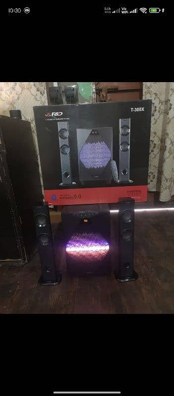 f and d t300x home theater speaker 1