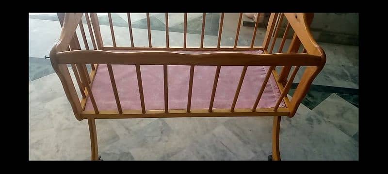 Wooden Baby Cot 1