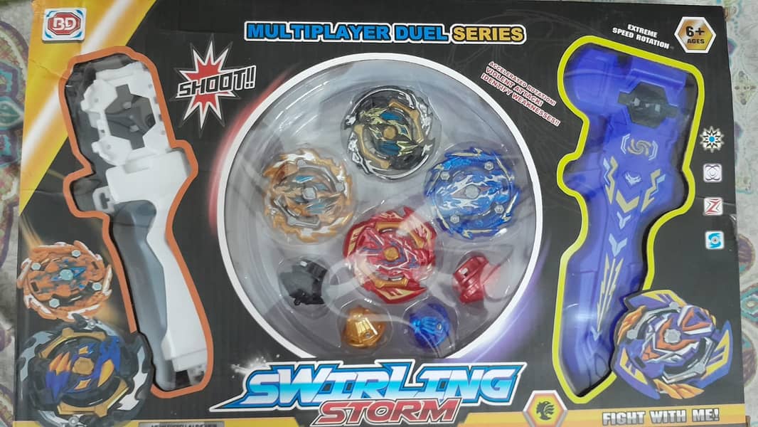 Spinning Toys Beyblade Set For Kids, With Stadium, (Large Set) 0