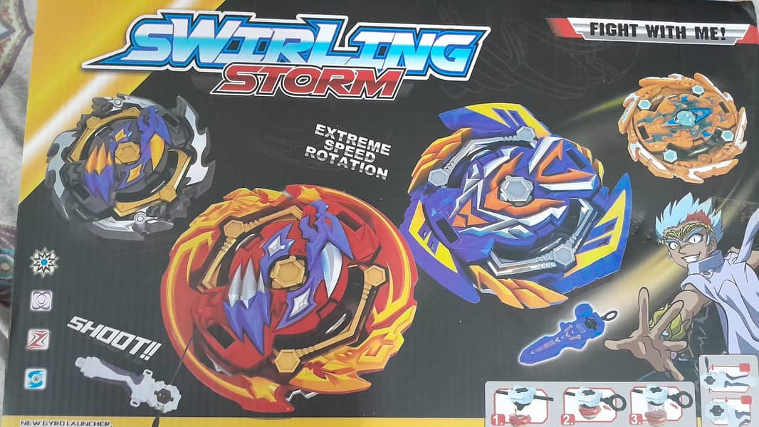 Spinning Toys Beyblade Set For Kids, With Stadium, (Large Set) 1