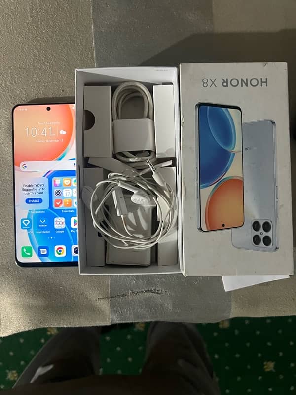 honor x8 6/128 full box PTA APPROVED 10/10 condition 2