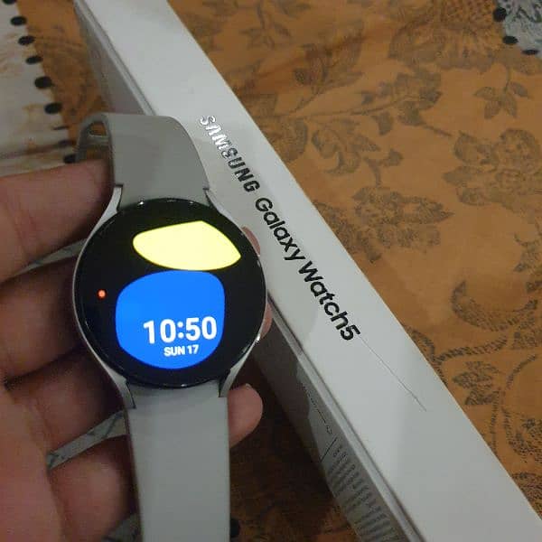 samsung watch 5 44mm silver color 0