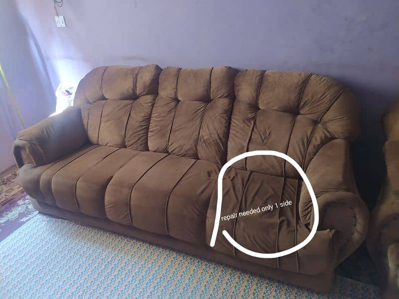 7 Seater Sofa set in Good condition 3