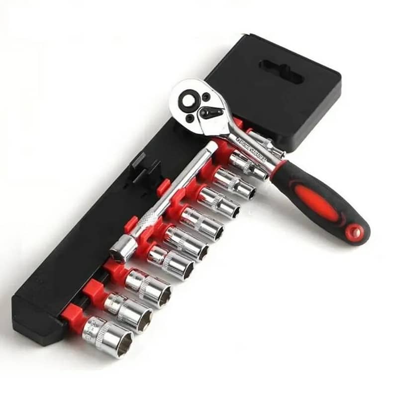 12pcs 1/2-Inch Socket Wrench Set Drive Ratchet Wrench 6