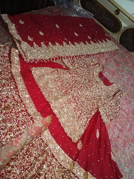 gharara. shirt. duparta pars  handwork. looking soooo beautiful 5