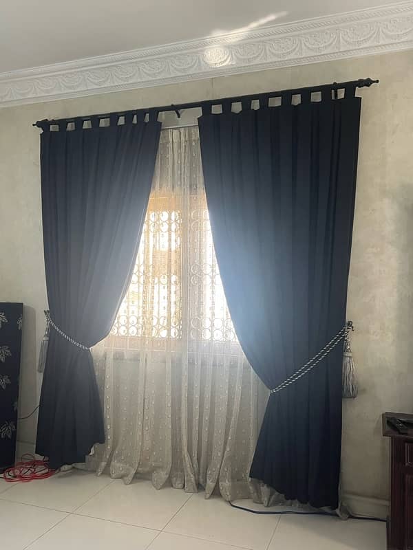 Black Tauheed Commercial made Curtains 8