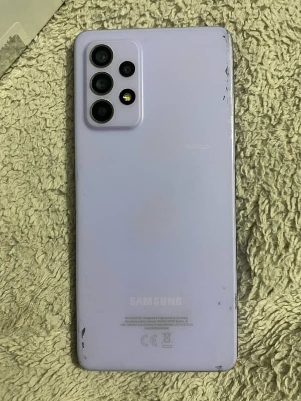 samsung A52 with complete and charger 4