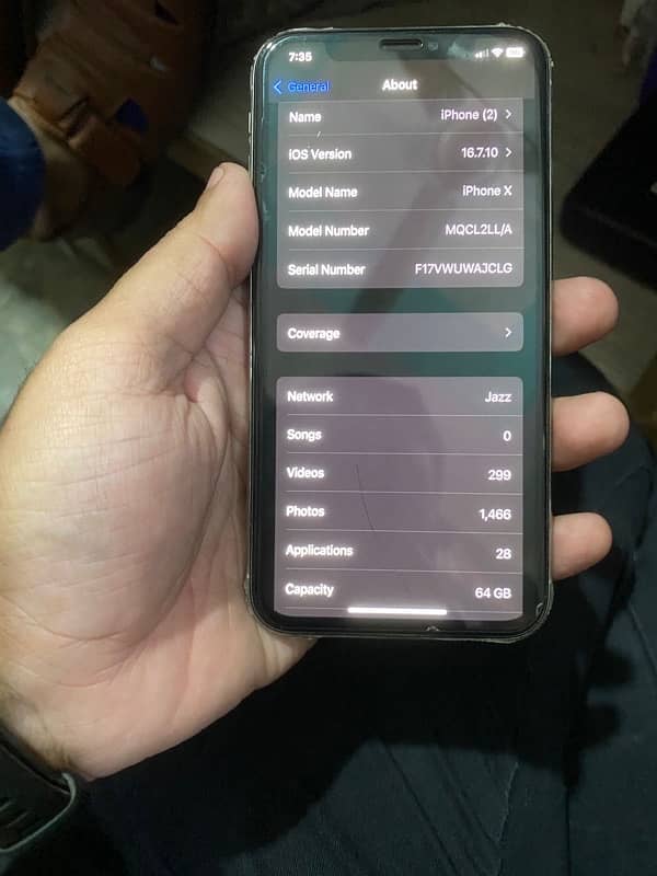 iphone x 64 gb pta aprovid 4