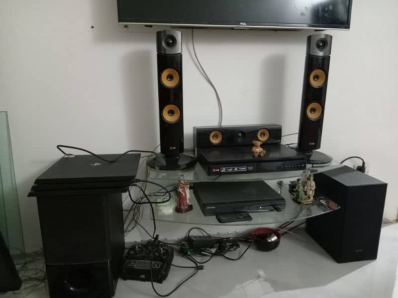 LG home theater 1000w heavy bass 4