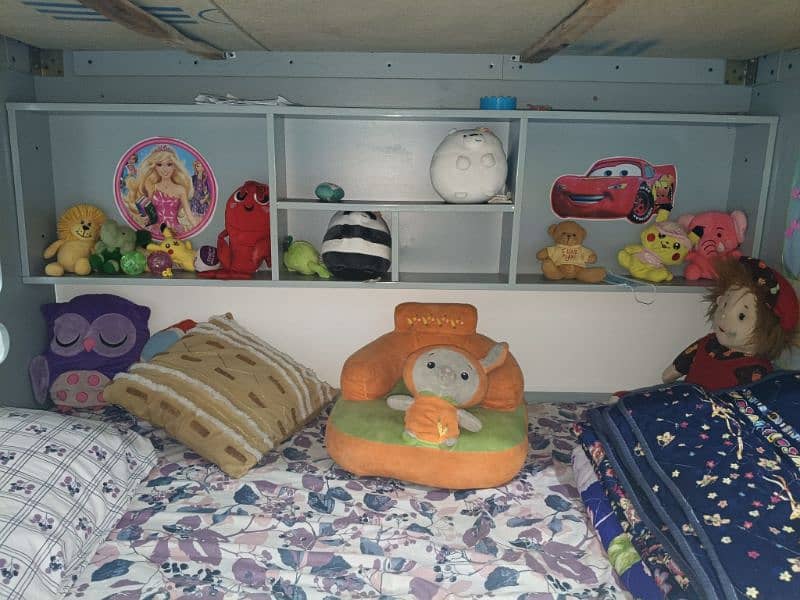 kids Bed for 3 Kids with Mattress for Sale 1