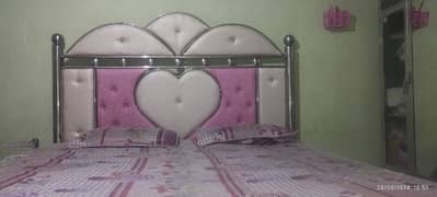 pure steel king size bed