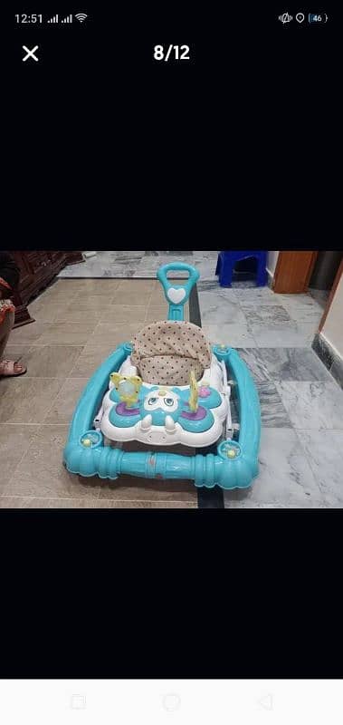 baby walker 2 in 1 condition 10/09 1