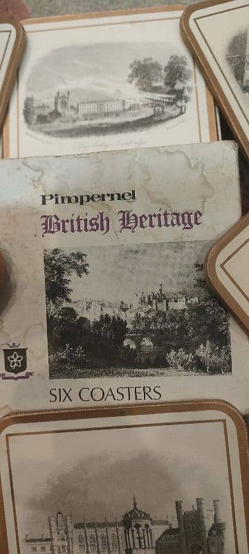 tea coaster 6 PCs {Uk} British heritage 1