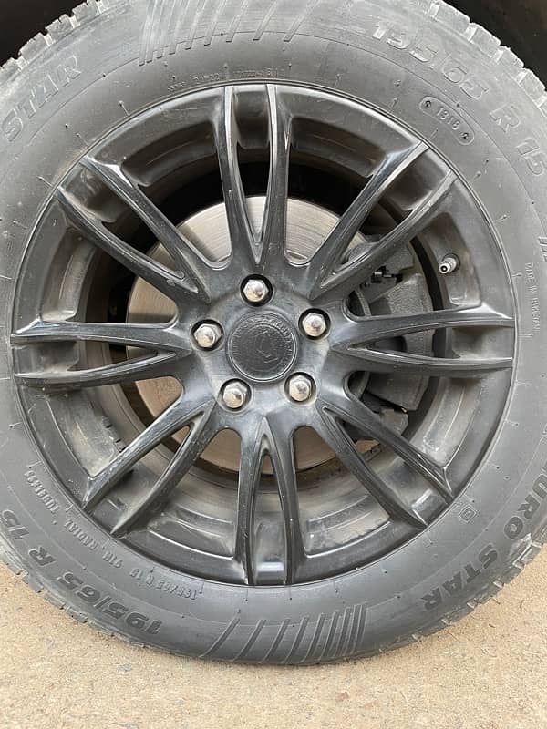 15inch imported alloy rims 5nut 1