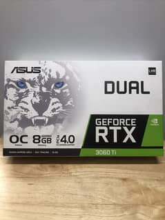 ASUS Dual NVIDIA GeForce RTX 3060 Ti White OC Edition Graphics Card (