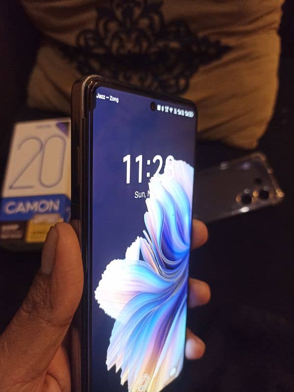 tecno camen 20 8+8  256 gb no open no rep original box charge availabl 1