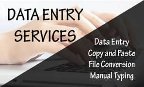 data entry work available