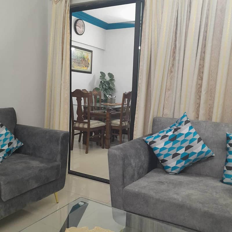 2 Bed DD Flat for Sale in Abdullah Heights Gulistan-e-Johar Block 16 0