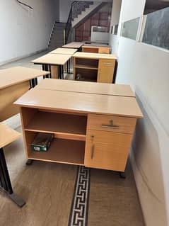 Wooden computer tables