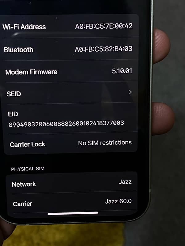 iphone 12 Non Pta jazz sim working 9