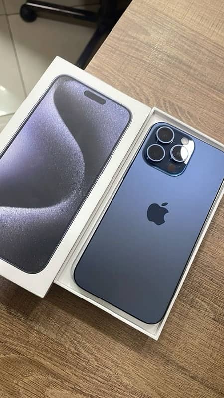 IPHONE 15 PRO MAX JV 256GB BLUE TITANIUM 3