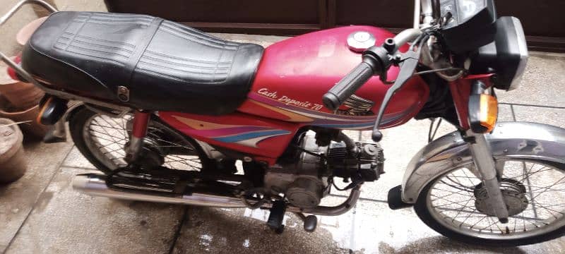 RED Honda CD 70 2