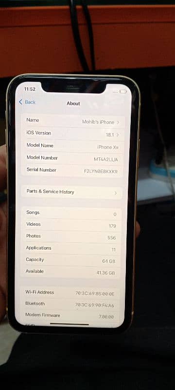 urgent sale iphone XR 10by10 condition no pta jv all ok no ripering 5