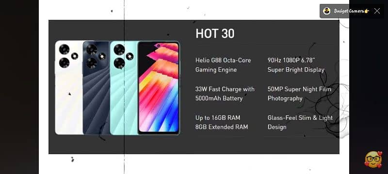 infinix Hot 30 4gb 128 gb 1