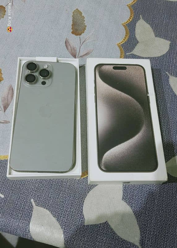 iPhone 15pro max Non PTA JV 0