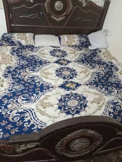 King size bed and mattress for sale