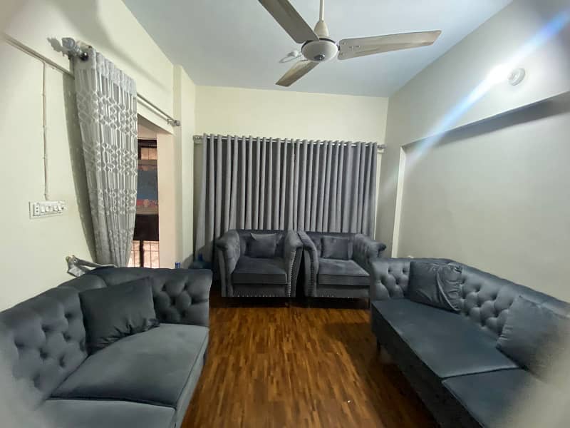 2 Bed DD Flat for Sale in Abdullah Apartments Gulistan-e-Johar Block 16 8