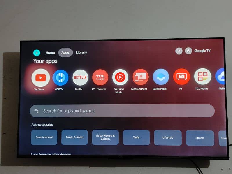 TCL 4K ANDROID SMART LED 4