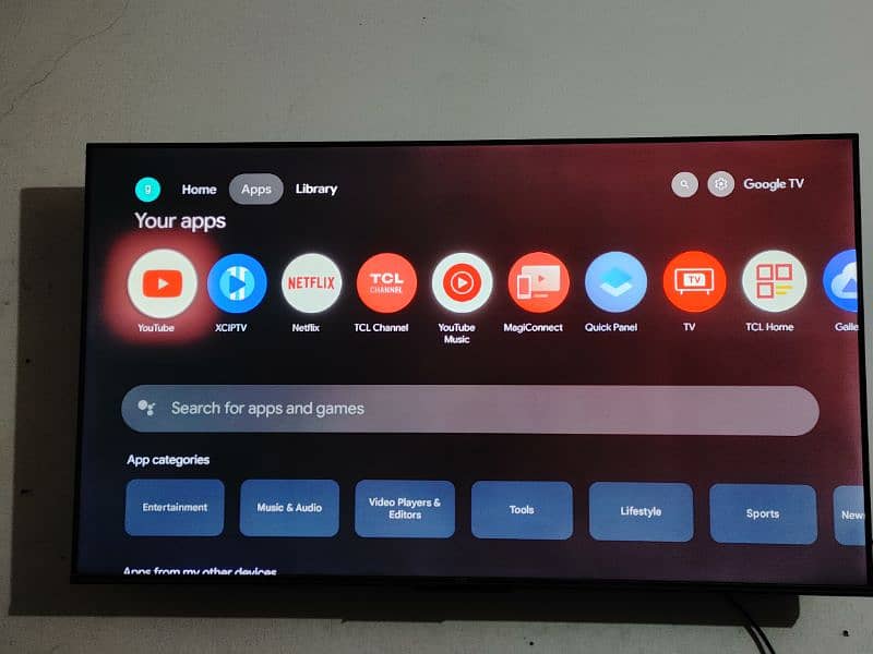 TCL 4K ANDROID SMART LED 5