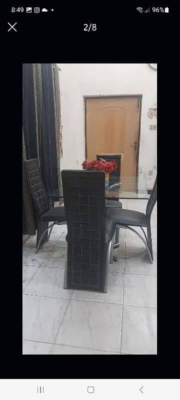 four chairs and table good condition 3