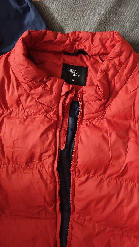 Cedarwood Red Puffer & Tom Tailor Puffer Jacket  Large 1