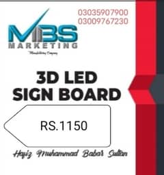 panaflex LED 3D acrylic sign board offset printing press