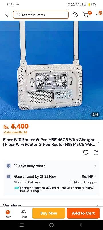 Fiber wifi router device 2