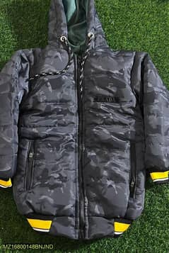 Boy's Stitched Parachute Puffer Jacket