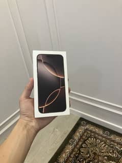 iPhone 16 Pro Max (1TB-Desert Titanium) JV Box Packed Non-Active