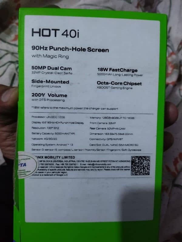 hot 40i infinix 2