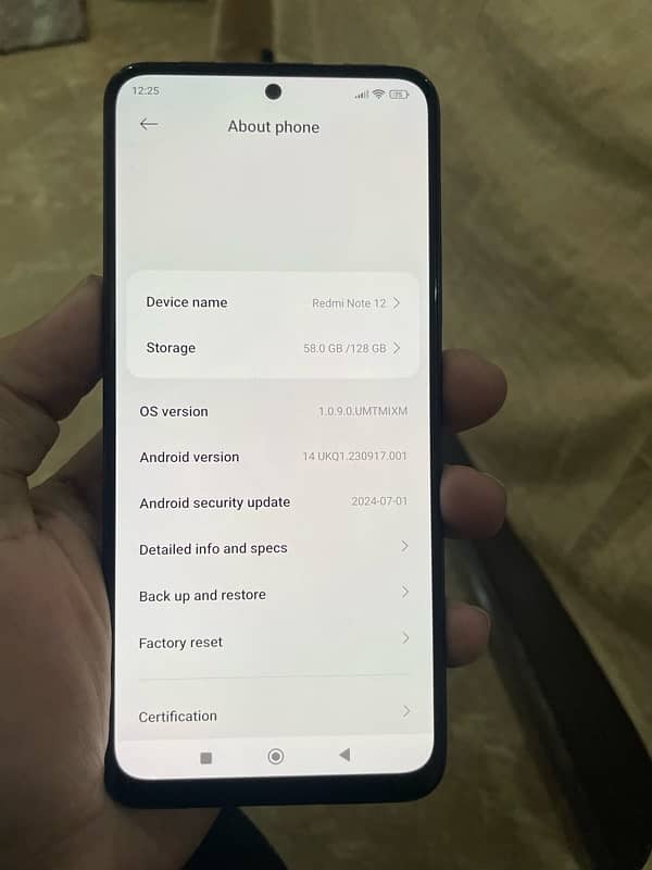 Redmi note 12 0