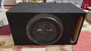 Pioneer woofer for sale with trunk box