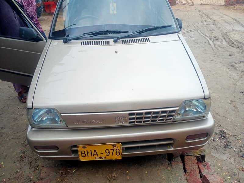 Suzuki Mehran vxr model 2016 golden 1